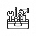 Icono de caja de herramientas -ICFES