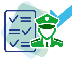 Icono examen policía - ICFES